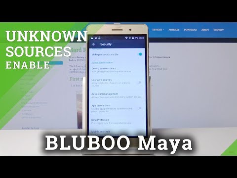 How to Enable Unknown Sources in BLUBOO Maya – Download App from Unknown Source