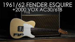 Video thumbnail for "Pick of the Day" - 1962 Fender Esquire and 2000 Vox AC30/6TB by Emerald City Guitars