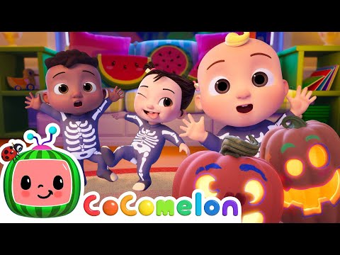 The Skeleton Dance | Halloween Song 🦴🦇🎃 | Let's Move with CoComelon Nursery Rhymes & Kids Songs