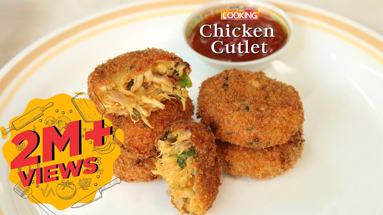 <h1 class=title>Chicken Cutlet l How To Make Chicken Cutlet l Chicken Recipes | Snacks Recipes | Home Cooking Show</h1>