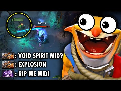 How to Bullying Void Spirit Mid ft Instant Delete!! - 100% Close Game | Techies Official