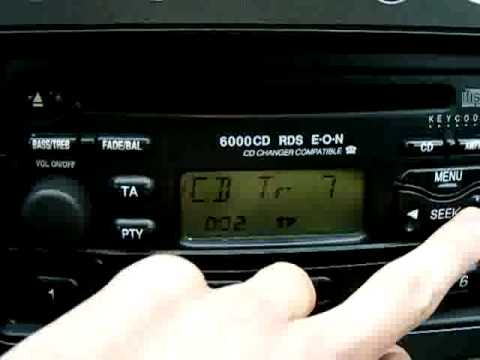 comment demonter autoradio ford focus