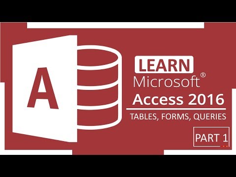 Learn Access 2016 - Beginners Tutorial [ Part 1] - URDU