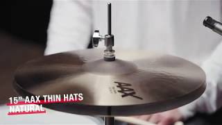 Sabian 15 Inch AAX Thin Hats