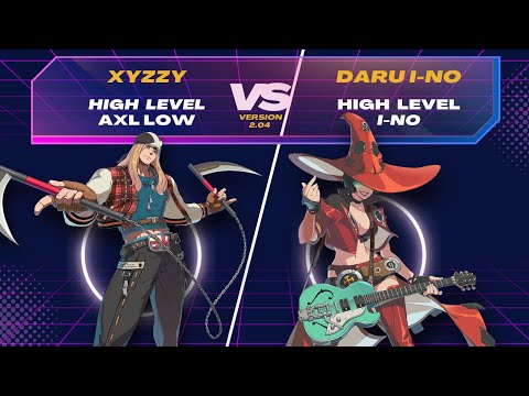 GGST ▰ Xyzzy (Axl Low) vs Daru I-No (I-No). Guilty Gear Strive Top Tier Matchup