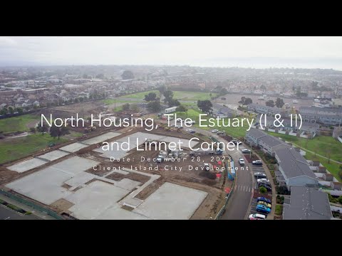 December 2023 Alameda North Housing, Long Version Drone Footage Construction Progress Documentation