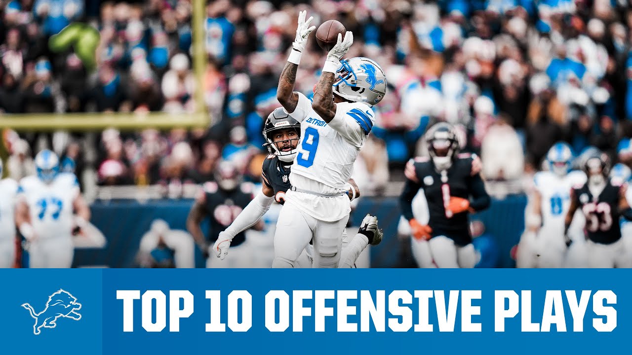 Top 10 Offensive Plays | Detroit Lions 2024 Season