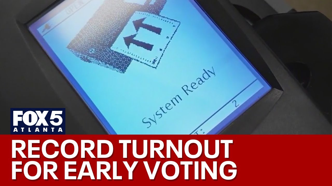 Early voting turnout continues to set records on day 2 | FOX 5 News