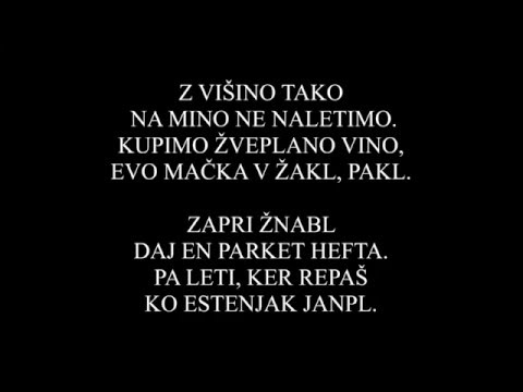 VELEBOR - Se s Tem Baham [Besedilo / Lyrics]