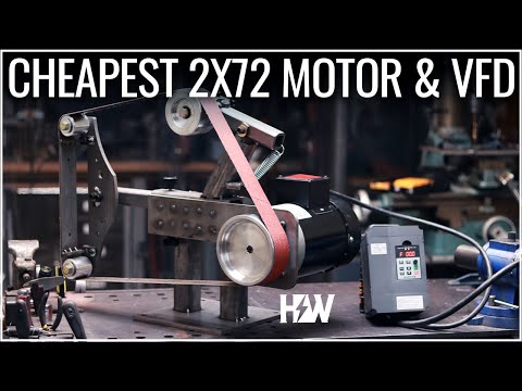 Testing the Cheapest 2x72 Motor & VFD from Amazon