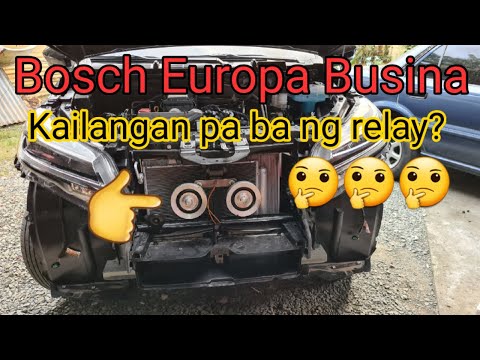 Hindi Kailangan Magdagdag ng Relay sa Pag-install ng Bagong Busina | Bosch Europa and LED fog light