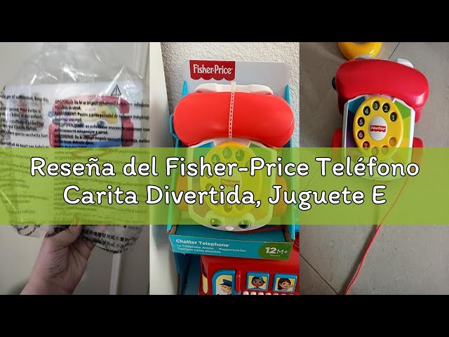Vídeo relacionado con Fisher-Price Teléfono Carita Divertida, Juguete Educativo bebé +1 año (Mattel FGW66)