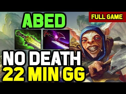 Abed Signature Meepo Safelane vs 23savage Phantom Assassin