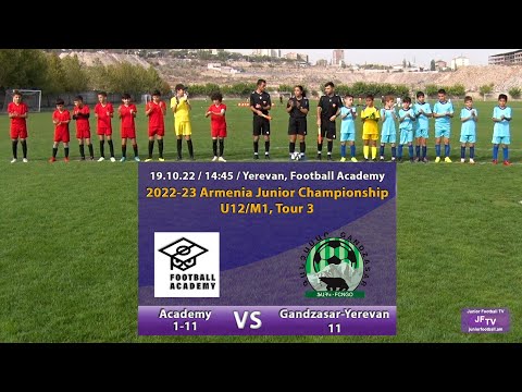 Academy 1-11 (8-3) Gandzasar-Yerevan 11 (19.10.22) 2022-23 AJC U12-M1, Tour 3