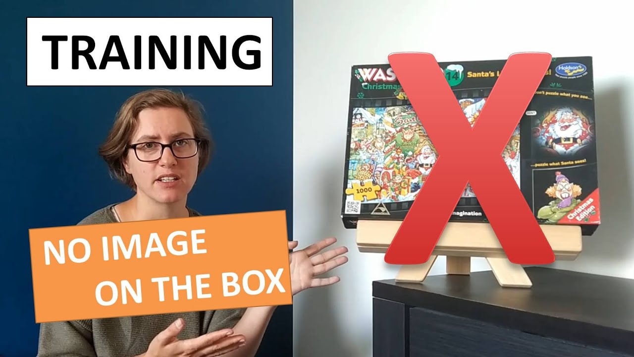 Jigsaw Puzzle Training - NO IMAGE ON THE BOX