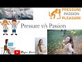 Pressure v/s Passion | Love your Job | Rajni Arora