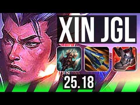 XIN ZHAO vs HECARIM (JGL) | 44k DMG, Legendary | KR Challenger | 25.18