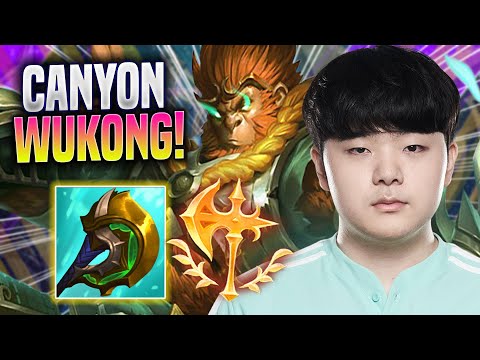 CANYON PERFECT GAME WITH WUKONG! - DK Canyon Plays Wukong JUNGLE vs Vi! | Season 2022
