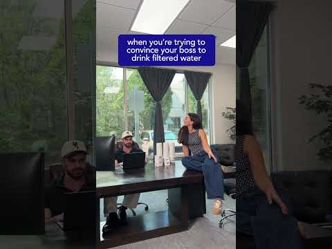 Trying To Convince My Boss To Drink Filtered Water | Crystal Quest Education video