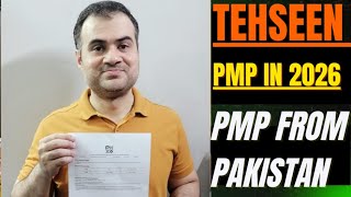 Tehseen Shahid  cleared PMP from Pakistan with all above target in 2026