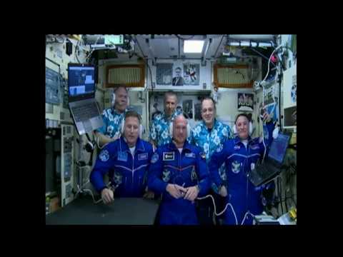 Expedition 56-57 Crew Docks to the Space Station