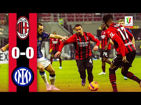 A deadlocked derby in the first leg | AC Milan 0-0 Inter | Highlights Coppa Italia