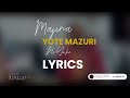 MAJINA YOTE MAZURI NI YAKO LYRICS Dedo Dieumercie Ft Naomi Mugiraneza