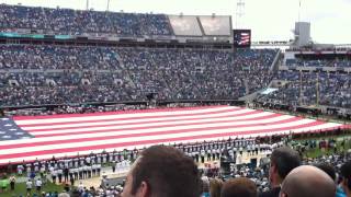 Ronnie singing the National Anthem