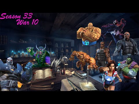 Season 33 Alliance War, War #10, SpBa vs. REVOD. Apocalypse, Diablo. Paths 5-5 + 2 Mini Bosses.