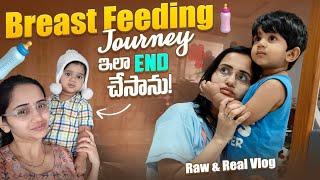 2 years of my Breast feeding journey | Raw and Real vlog #motherhood #voiceofvasapitta