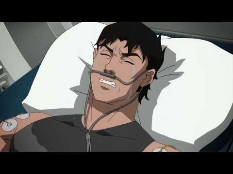 Nightwing deathbed scene Young Justice Outsiders