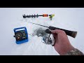 ice fishing in gnarly winter conditions minnesota