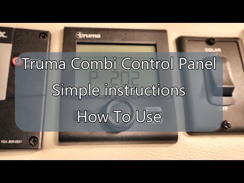 Truma Combi Control panel - How to use simply explained