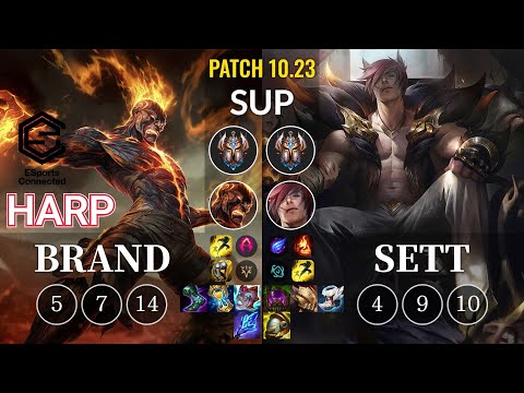 ESC Harp Brand vs Sett Sup - KR Patch 10.23