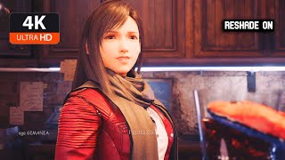 Beautiful Tifa in Casual Outfit as Resident with Scarf Resident MOD 4K Final Fantasy VII Remake 1