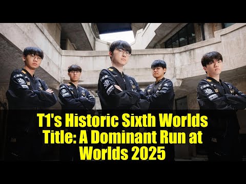 T1's Historic Sixth Worlds Title: A Dominant Run at Worlds 2025