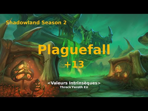 [WoW guild run] Plaguefall S2+13, brewmaster monk PoV