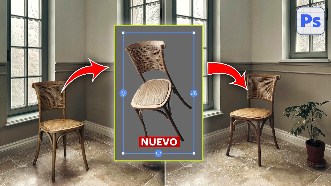 🔥 NUEVA ROTACIÓN 3D en Photoshop 😱 (La herramienta que lo CAMBIA TODO)