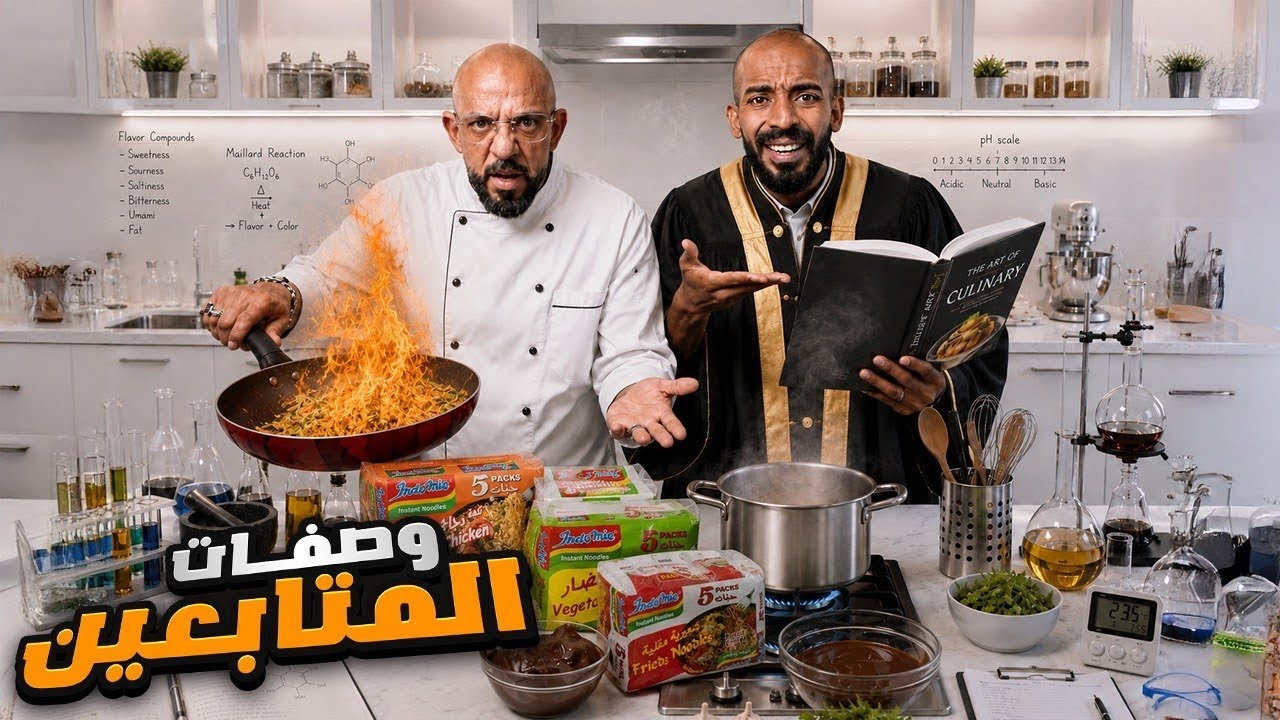 طبخنا وصفات المتابعين 👨🏻‍🍳 اندومي بالنوتيلا ؟؟🫣😱