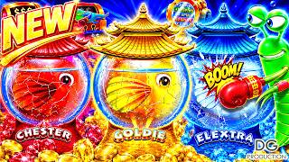 🚨NEW🚨OMG DOUBLE POP WIN GOLD FISH KUNG POW SHRIMP BREAK THE TANK SLOT REVEAL 2026 VEGAS CASINO GAME