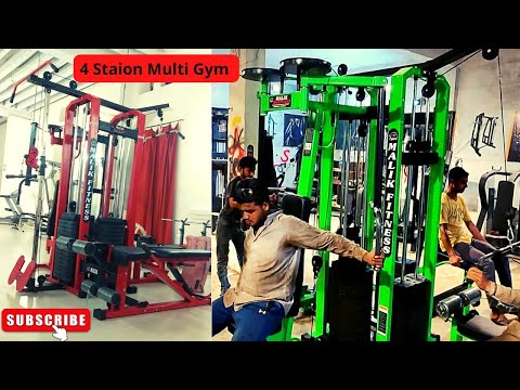 Malik fitness personal 4 station multi gym with installation...