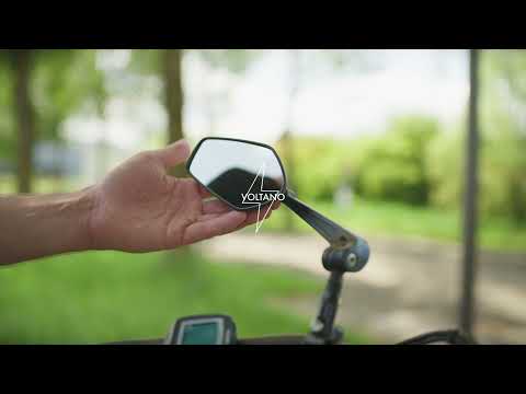 Voltano E-bike Fietsspiegel Clearly Links - Zwart