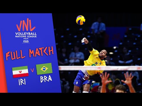 Iran 🆚 Brazil - Full Match | Men’s Volleyball Nations League 2019