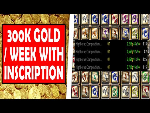 Inscription Gold Making is Crazy Right Now | BFA Inscription Gold Guide