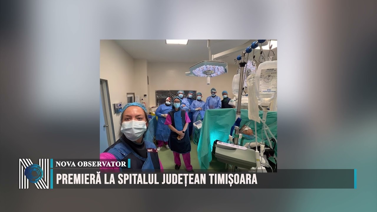 Premieră la Spitalul Județean Timișoara