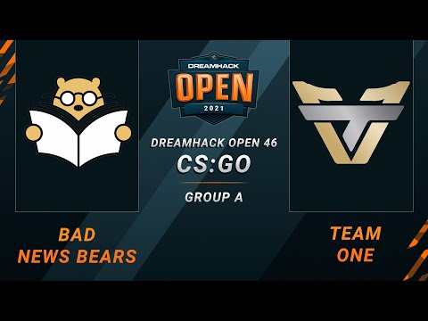CS:GO - Bad News Bears vs. Team oNe [Overpass] Map 1 - DreamHack Open 46  - Group A - NA