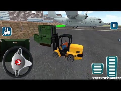 Airplane Pilot Car Transporter Simulator | Forklift on the Plane - Android GamePlay FHD