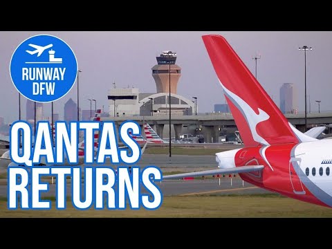 Feb 16 2022 - Qantas returns to DFW Airport -- Take 2!