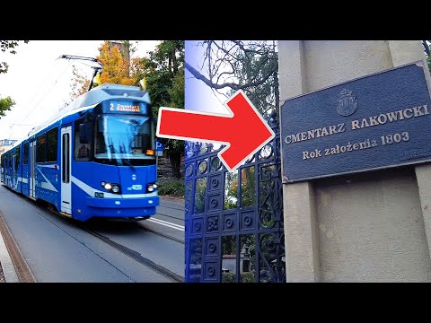 Tramwaj do MIASTA ZMARŁYCH - jedna z najkrótszych linii tramwajowych w Polsce