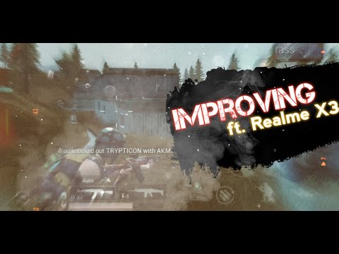 IMPROVING || Realme X3 Pubg mobile test || smooth 60fps || frag movie